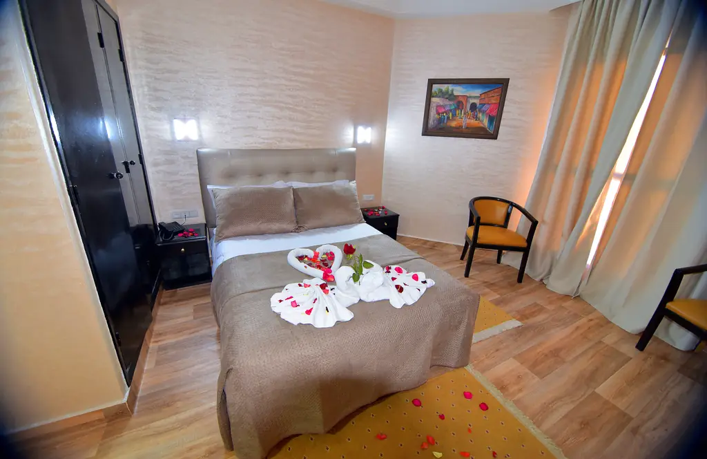 Chambre de la suite junior de l’Hôtel Nouzha Fès