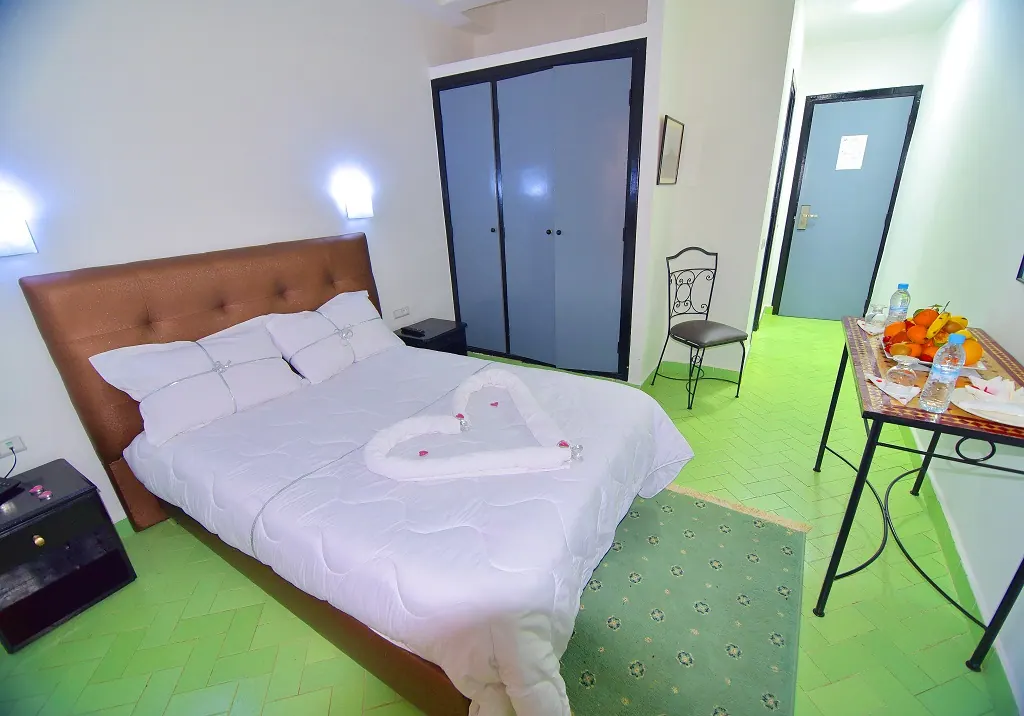 La chambre single de l’Hôtel Nouzha Fès